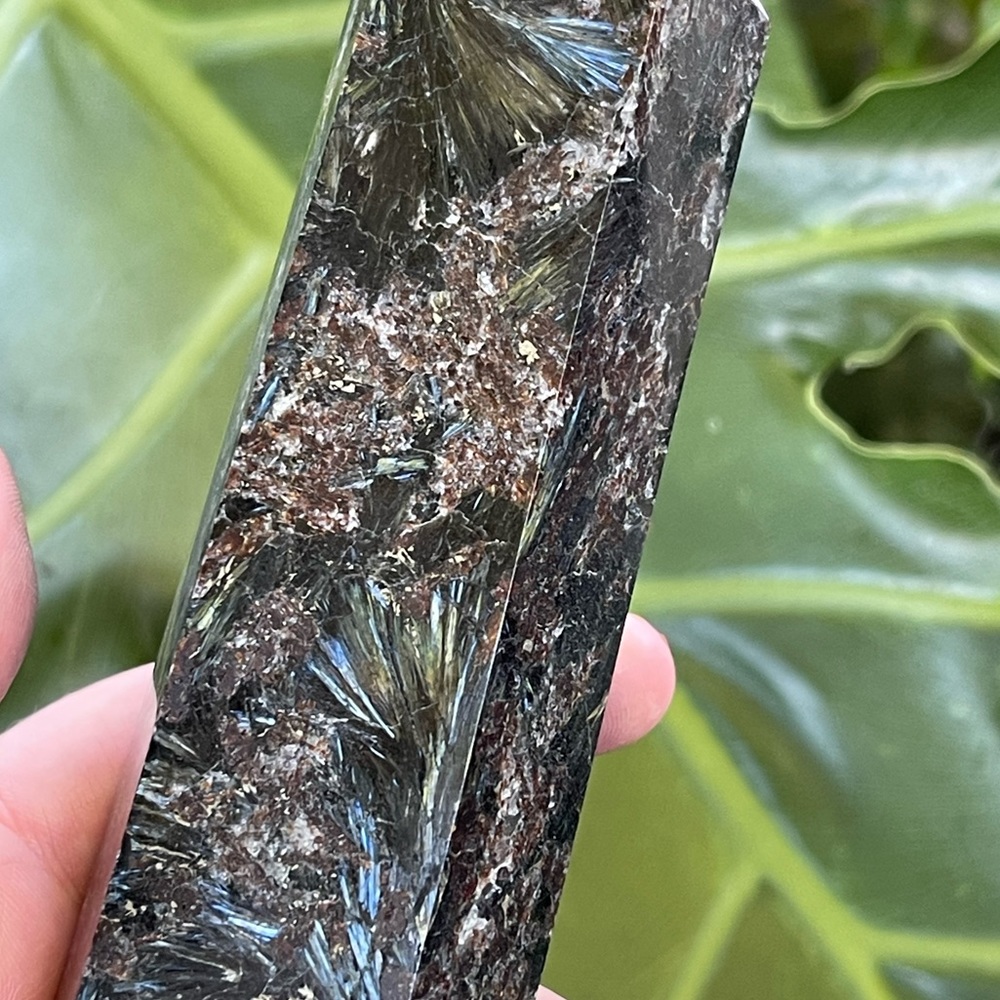 Large Russian Astrophyllite gemstone towers - Picture 7 of 8